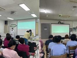 김해시, 찾아가는 요양병원 구강관리교육 실시“구강 기능 저하 전신 건강에 악영향”  기사 이미지