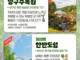 양구군 강원방문의 해 5월 추천 여행지 선정, 연계 이벤트로 활력 더해 기사 이미지