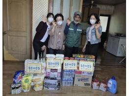 보령시보건소, 취약계층 결핵환자에게 후원물품 전달 기사 이미지
