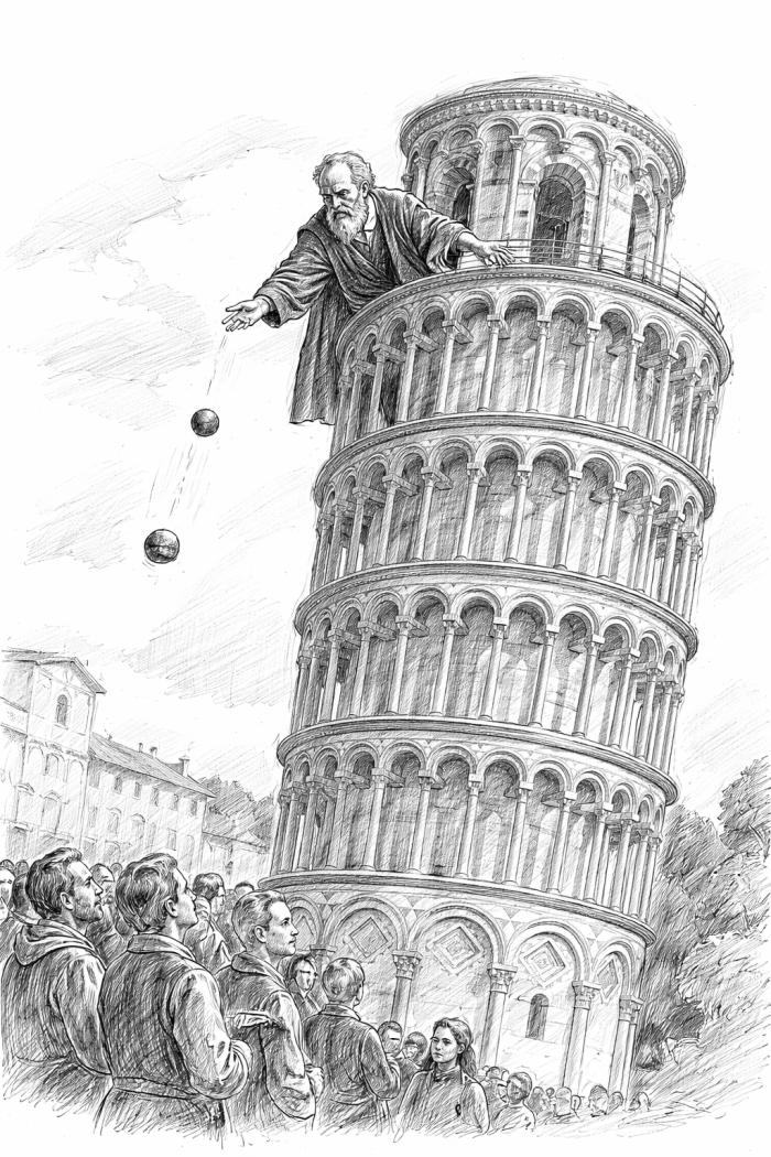 무거운 것이 먼저 떨어진다, 부피등 다른 조건이 같다면. 챗GPT, 현실과 이론의 괴리를 끌어올린 글 