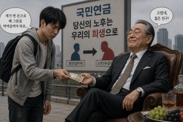 가난한 청년이 부자노인을 부양하는 국민연금부터 노령연금 등을 깨부셔야 