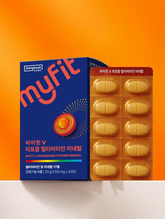 동국제약, 체내 흡수율 고려한 ‘마이핏V 리포좀 멀티비타민 미네랄’ 출시