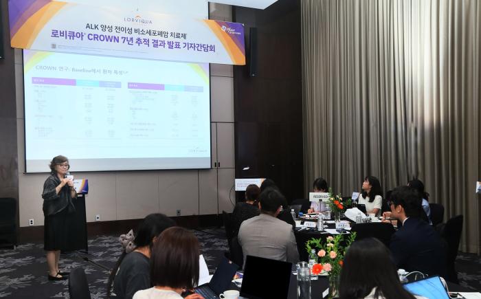 한국화이자제약, ALK 양성 전이성 비소세포폐암 치료제 로비큐아® CROWN 7년 추적 결과 발표 기자간담회 개최