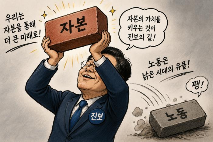 사이비 진보의 민낯, 자본의 가치를 키우는 정부는 과연 진보인가