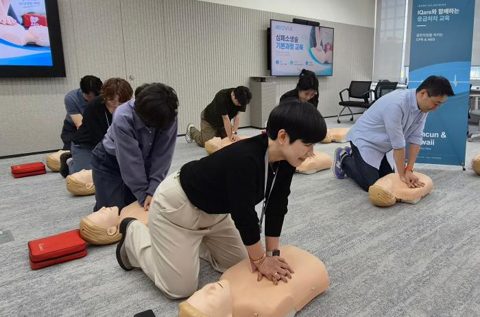 “골든타임 지켜라” - 한국아이큐비아, 소중한 생명 지키는 응급처치 교육 실시