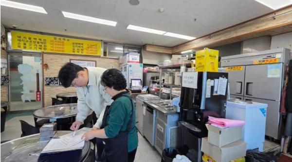 부여군, 다중이용업소 및 전통시장 내 식품위생업소 점검 실시