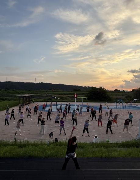 파주보건소, '문산노을길 달빛 운동교실' 운영