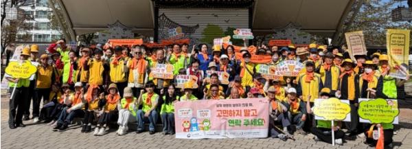 공주시, 봄철 생명사랑 집중홍보주간 맞아 전통시장 캠페인 실시 