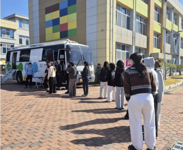 보령시, 중·고교 17개교 찾아가는 결핵 이동검진... 교내 집단 감염 선제 차단