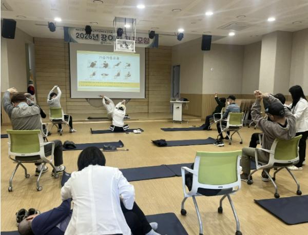 예산군보건소, 장애인 '운동 자조모임' 성료… 스스로 건강관리 기반 마련