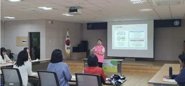 옥천군보건소, 한국환경보전원과 함께 '임산부 건강관리교실' 운영