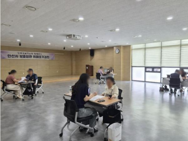 안산시 상록수치매안심센터, 보훈회관 찾아가는 치매검진 실시