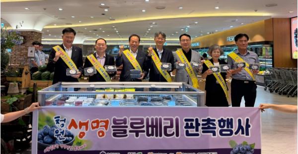 청주시, ‘청원생명 블루베리’ 특별 할인 판매 행사