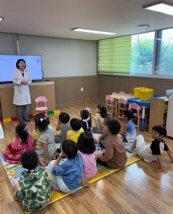 강릉시 주문진통합보건지소, 영유아 방문 구강보건교육 실시