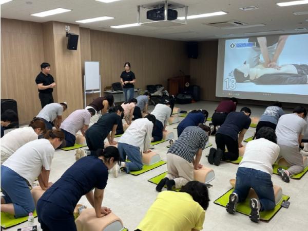 김제시보건소, 심폐소생술 및 응급처치 교육 실시