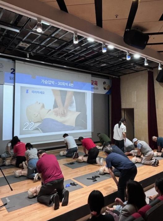 금산군보건소, 군민 응급상황 대응 역량 높인다