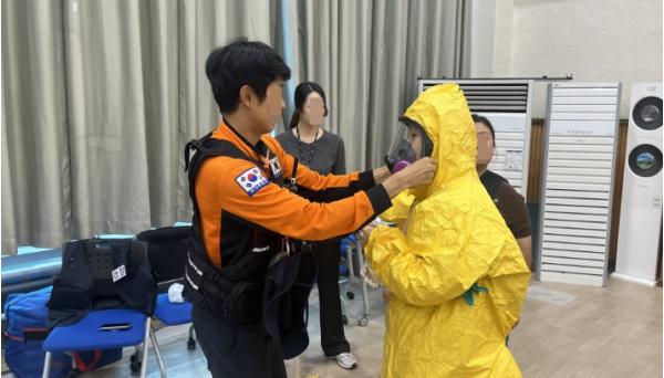 논산시, 유관기관 합동 ‘생물테러 대비·대응 모의훈련’ 실시