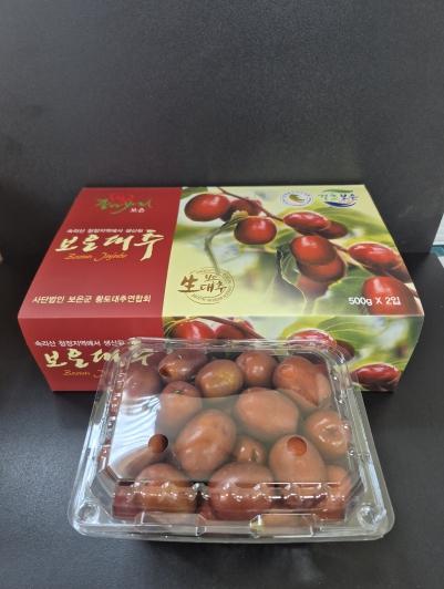 충북농기원, 보은 생대추 현대백화점 첫 판매 행사 개시